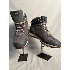 Jack Wolfskin Hiking Boots Women’s 10 Gray Waterproof
